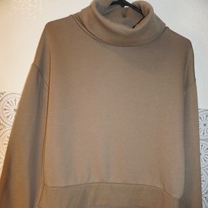 Zara Turtleneck in Taupe/Brown (New Without Tags)